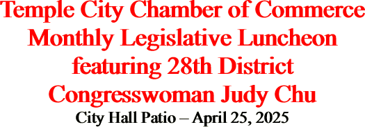 Temple City Chamber of Commerce Monthly