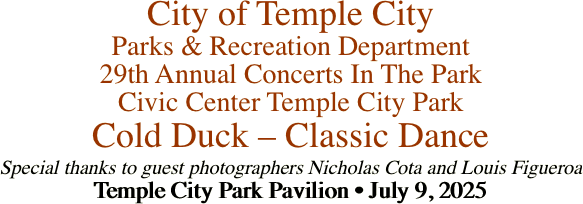 City of Temple City Parks &