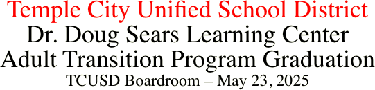 Temple City Unified School District