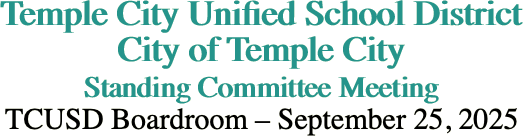 Temple City Unified School District City