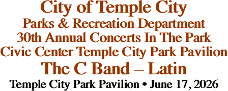 City of Temple City Parks &