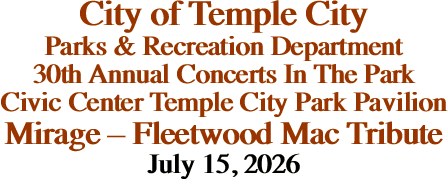 City of Temple City Parks &